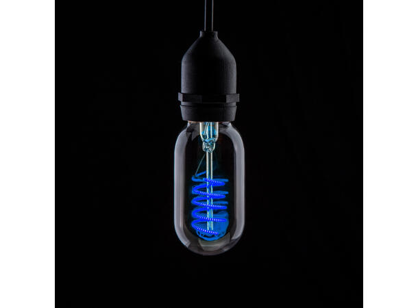 PROLITE LED Filament pære, Funkyfil E27 4W, Blue, Ikke dimbar