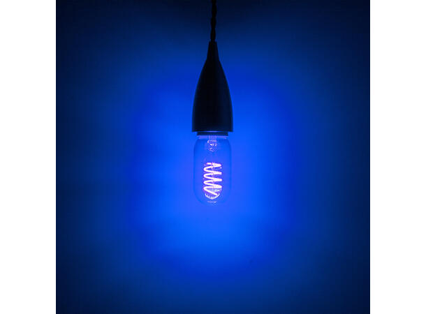 PROLITE LED Filament pære, Funkyfil E27 4W, Blue, Ikke dimbar