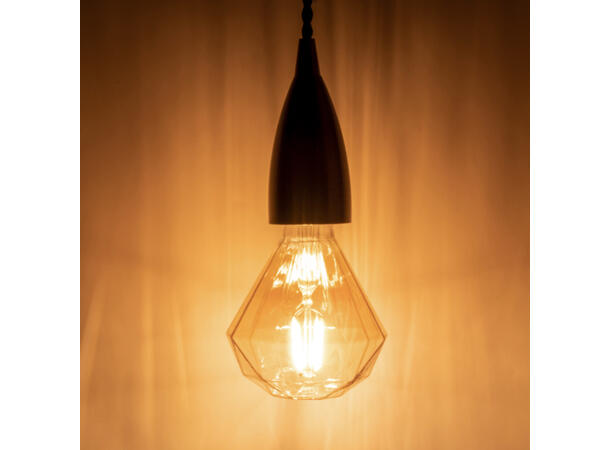PROLITE LED filament pære Diamond E27, 4W, 1800K, Dimbar