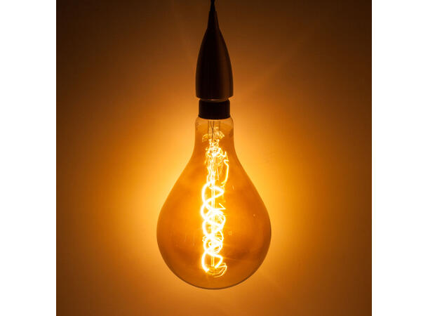 PROLITE LED filament pære E27, 4W Smoked 2200K. Dimbar
