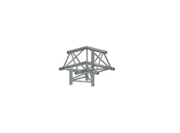 PROLYTE H30D-C011 Trekant hjørne 3-Veis 90°, Alu, Ø48x3mm, Ut, Venstre