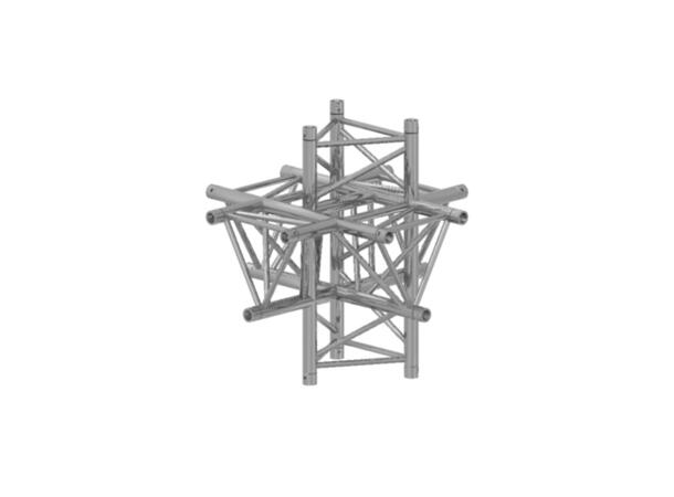 PROLYTE H30D-C022 Trekant hjørne 6-Veis, Alu, Ø48x3mm