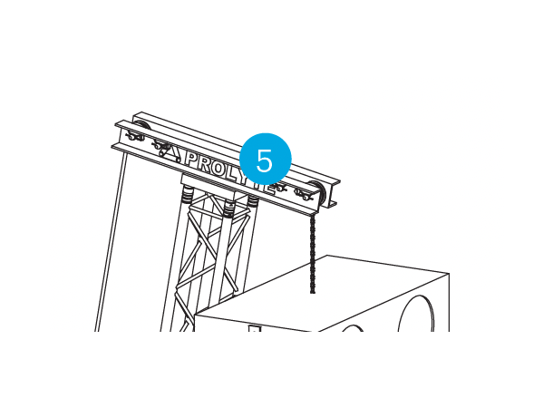 PROLYTE RT-S52V Toppstykke RT-009S-2 Alu for 52V-Truss