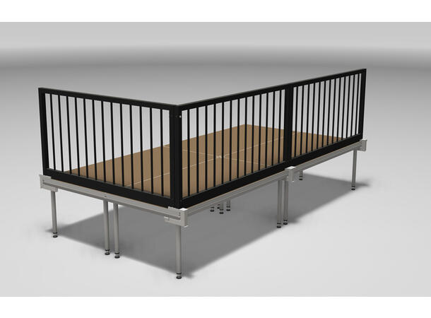 PROLYTE SM-RAIL Easyrail rekkverk 100Kg, 200cm,