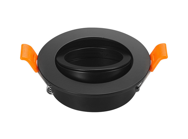 SBL MR16 Downlightramme, Sort Ø85mm x 23mm. Cut-Out Ø65-70mm
