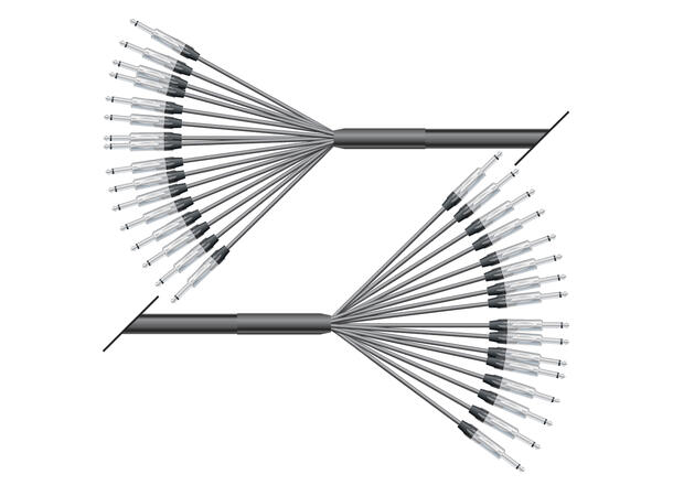SOMMER QMN2 Multikabel, 16/00- 500 5m, 16 + 16 J/J, Neutrik