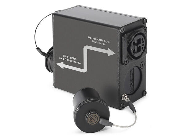 SOMMER SPY-H200 Adapter, Multimode Hi-FIBER 4 x LC hun - 2 x OpticalCON Duo