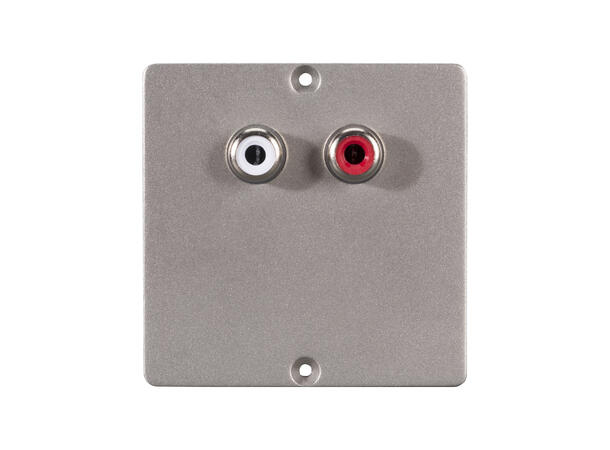 SOMMER W50M-2340 SYSWALL50 Modul Stål. 2 x RCA. Skruterminal tilkobling