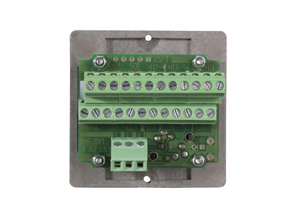 SOMMER W50M-2340 SYSWALL50 Modul Stål. 2 x RCA. Skruterminal tilkobling