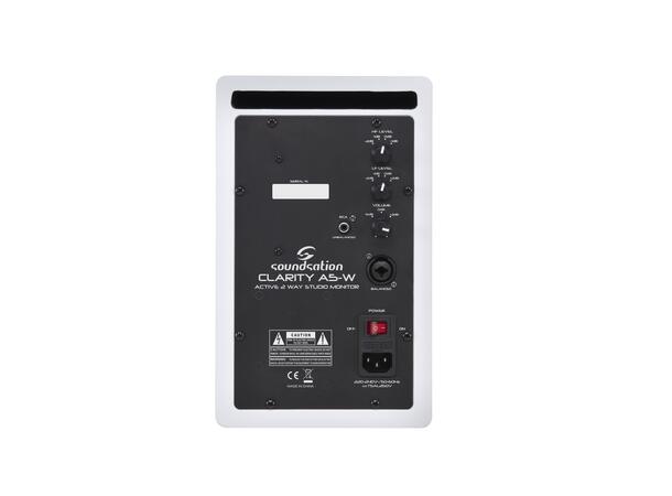 SOUNDSATION CLARITY A5 Aktiv Monitor Hvit. 5.25", 50W+30W