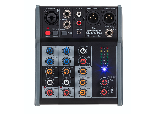 SOUNDSATION MIOMIX 104 1 mono, 2 stereoinnganger