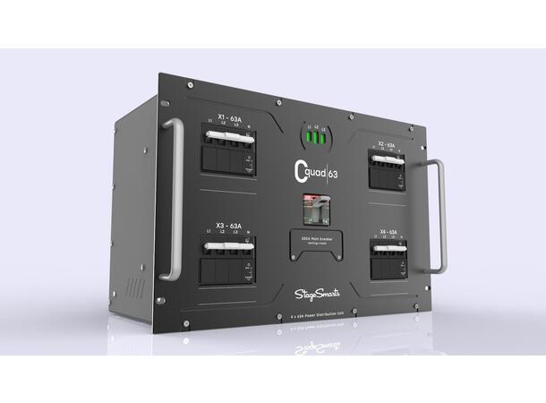 STAGESMARTS C-QUAD-63-1 PDU Powerlock in/through. 4 x 63A ut