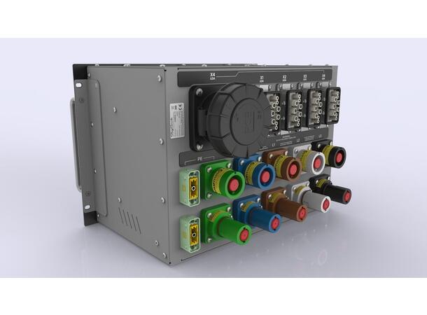 STAGESMARTS C-QUAD-63-1 PDU Powerlock in/through. 4 x 63A ut
