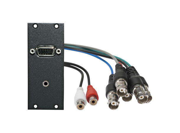SYSBOXX SYC1-1345 Frontpanel VGA/minijack -> 5xBNC/2xRCA