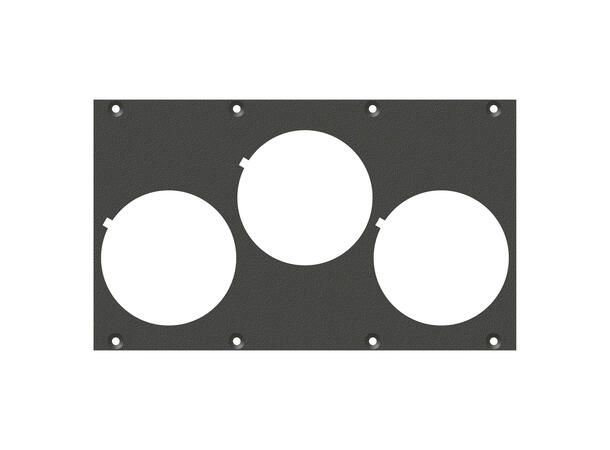 SYSBOXX SYFB24-3SCHU Frontpanel 3x Schuko snap-in