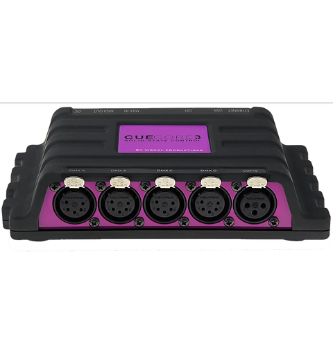 VISUAL PRODUCTIONS CueCore3 Multiprotokoll lysstyring, 4 univers