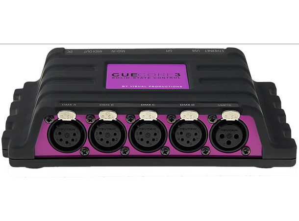 VISUAL PRODUCTIONS CueCore3 Multiprotokoll lysstyring, 4 univers