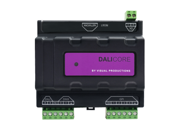 VISUAL PRODUCTIONS DaliCore Dali/DMX Hybrid kontroller