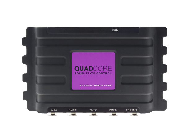 VISUAL PRODUCTIONS QuadCore Multiprotokoll lysstyring, 4 univers