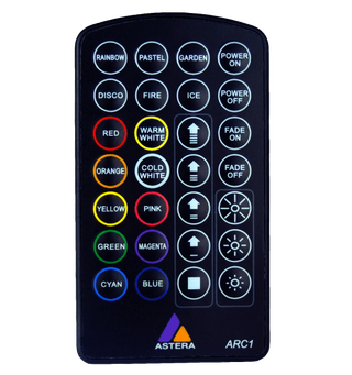ASTERA ARC1 Remote 28 knapper