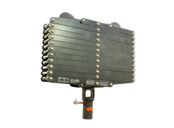 DOUGHTY pantograf, SWL 12kg. 2.2m Ø28mm han til  Ø28mm hun