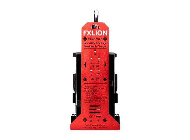 FXLION FX-4S7S2D Bi-voltage V-lock lader 29.4V, 5.0A