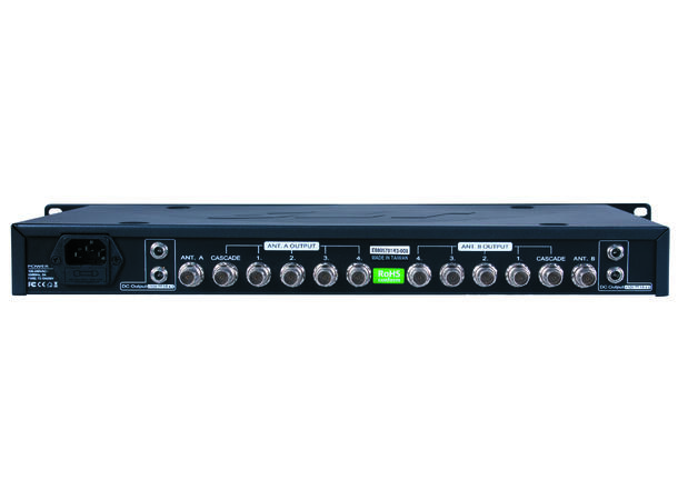 JTS UA-960 antenne distributør For inntil 4 stk "true diversity" mot.