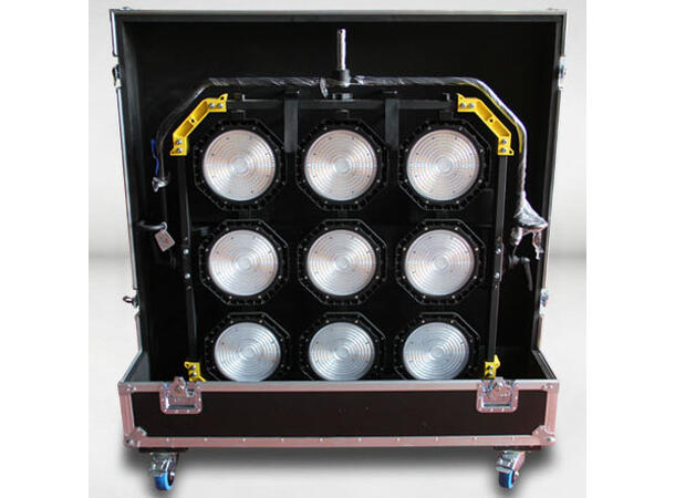 LIGHTSTAR Flightcase for LUXED-9 Med hjul