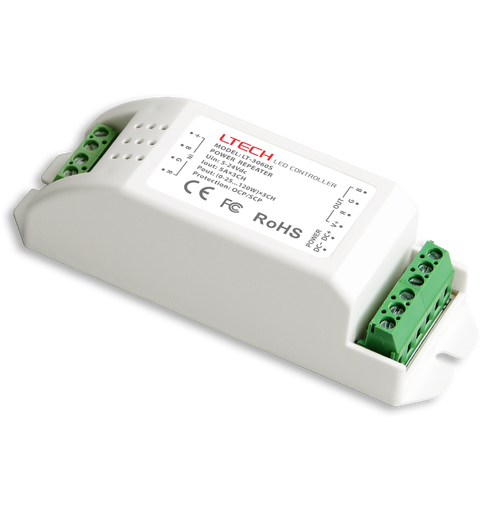LTECH repeater for LED strip, 5 kanaler 5-24V, 5 x 3A