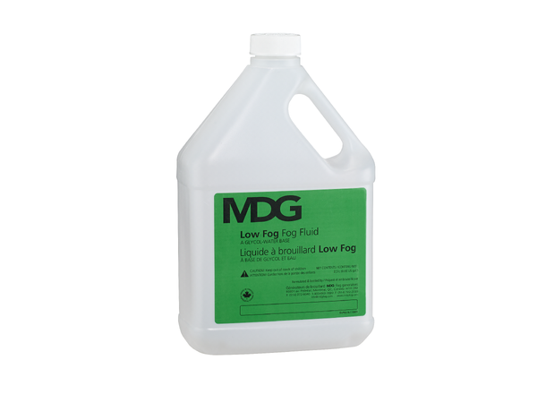 MDG Low Fog fluid 6 x 2.5L 6 x 2.5 Liter Glycol basert Røyk væske