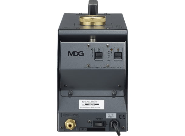 MDG MAX 3000 APS Røykmaskin Profesjonell røykmaskin med CO2 drift