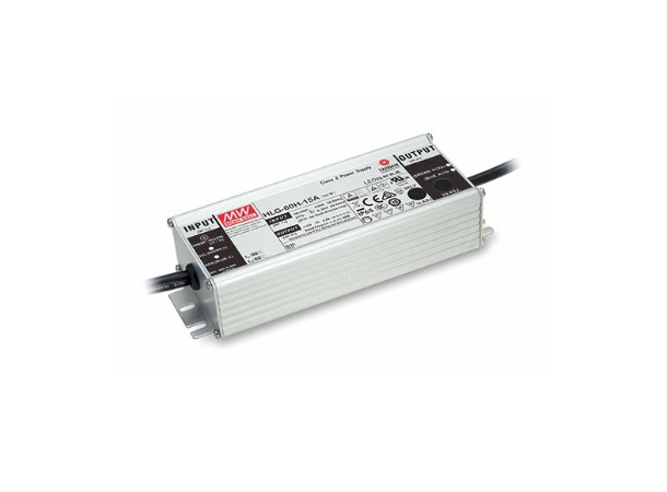 MEANWELL Strømforsyning 12VDC, 80W 6,7A. For LED strip etc. IP67