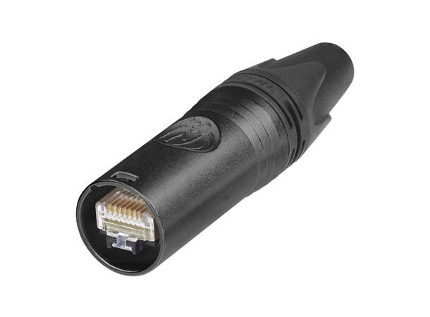 NEUTRIK NE8MX6-B-T EtherCon Cat6A Sort. For AWG27/7-AWG24/1