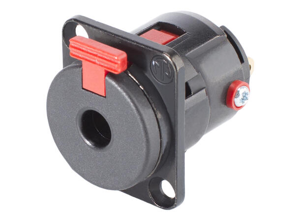 NEUTRIK NJ3FP6C-BAG Jack hun, D-panel Sort