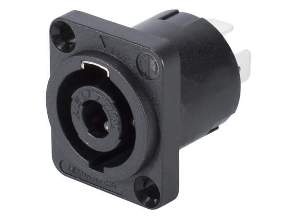 NEUTRIK NL4MP speakON for chassis 4-pol. D-panel size
