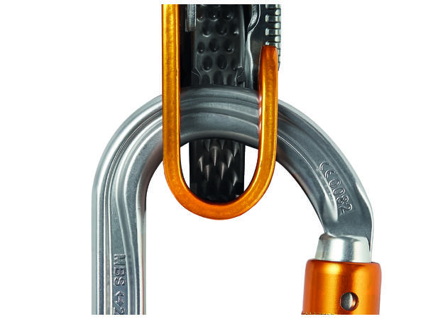 PETZL OK Karabinkrok med skrulås 25kN, grå, aluminium