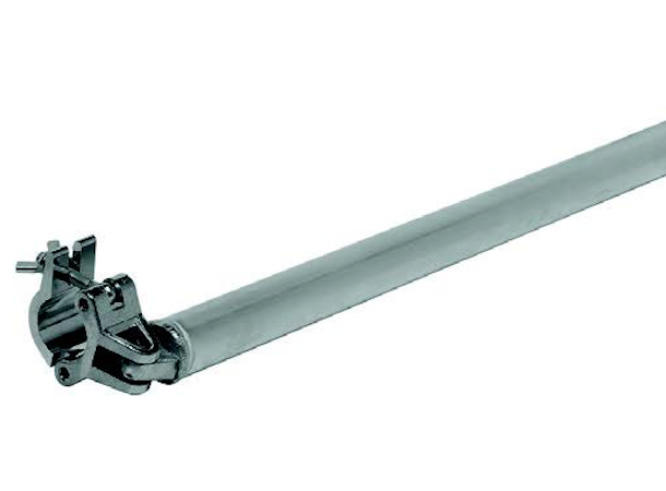 PROLYTE T-48 Rør, 48mm, clamp-åpen ende 65cm, Alu, Ø48x3mm, For Book Corner