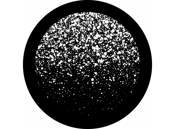 Prolights Gobo xmas Snow Throe 1 G size,  Black and white