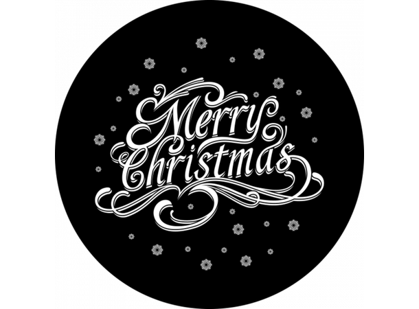 Prolights Gobo xmas Typo Greetings 2 G size,  Black and white