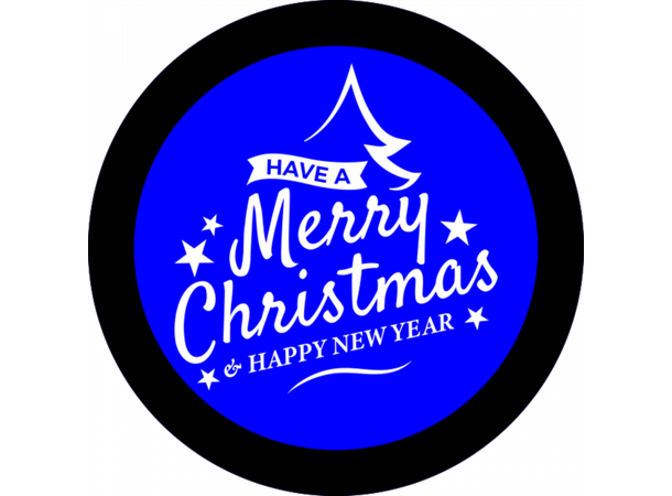 Prolights Gobo xmas Typo Greetings 9 F size,  1 Color