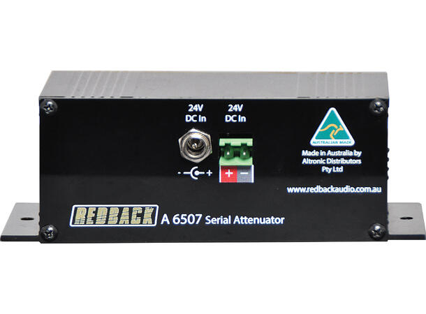REDBACK A6507A 100V attenuator m/RS-485 For volumkontroll av 100V linjehøyttaler