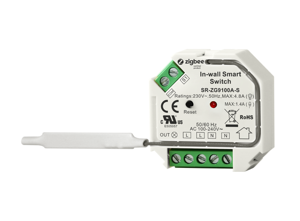 SBL Zigbee Bryterrelé 100-240VAC. Maks 2400W