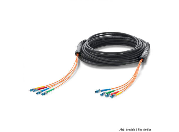 SOMMER LDFEHL04/00-3H00 Multimode 300m. HI-FIBER 4 x LC han/han. GT380