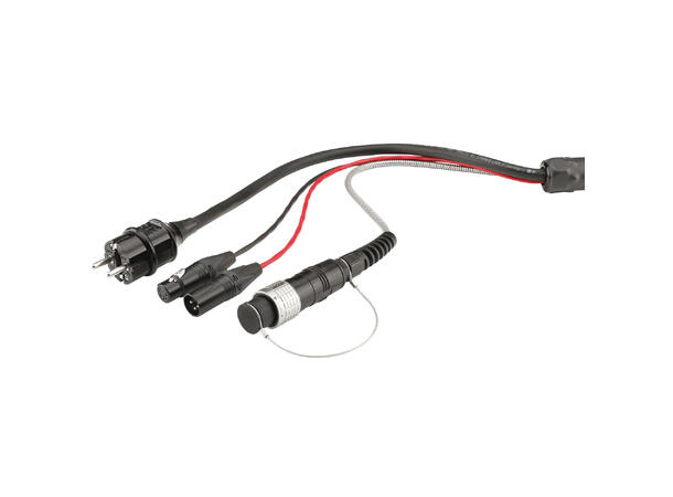 SOMMER OH1V-M01/01-0500 Multikabel 5m. 4 x Fiber, XLR T/R, Strøm