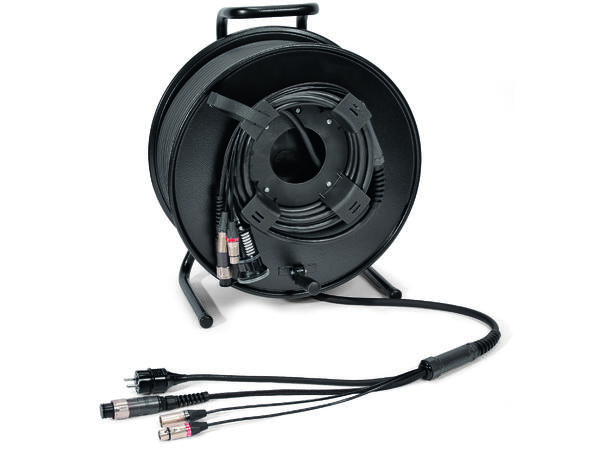 SOMMER OH1VHL01/01-1H00 Multikabel 100m. 4 x Fiber, XLR T/R, Strøm