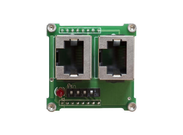 SOMMER W50M-2243 SYSWALL50 Modul Stål. 4 x Trykknapper med LED. RS-232