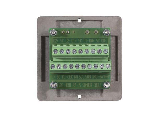SOMMER W50M-2456 SYSWALL50 Modul Stål. 1 x HDMI hun. Skruterminal