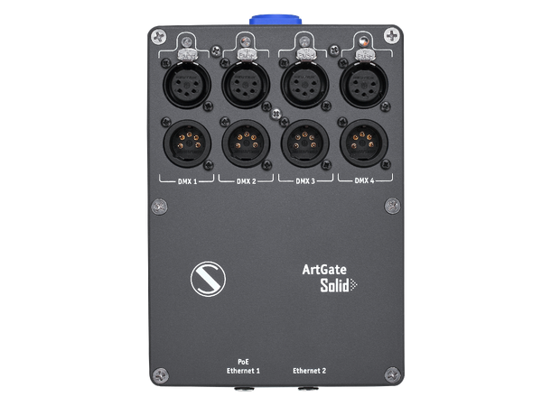 SUNDRAX Artgate Solid Converter, IP44 2 x DMX I/O, 5 pin, 2 x Ethernet