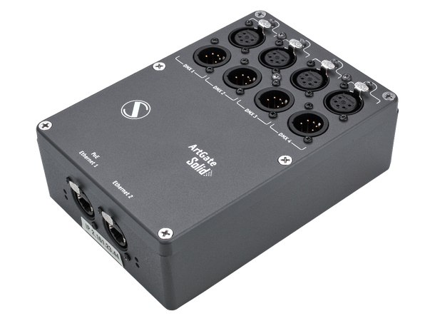 SUNDRAX Artgate Solid Converter, IP44 2 x DMX I/O, 5 pin, 2 x Ethernet