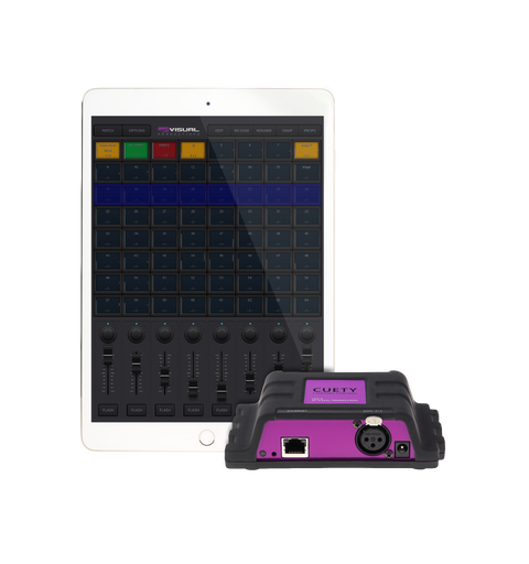 VISUAL PRODUCTIONS Cuety LPU-2 Lyskontroller med OSC, UDT, TCP, HTTP